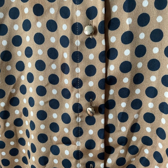 Gold and Black Ann Taylor Work Shirt - Picture 3 of 5